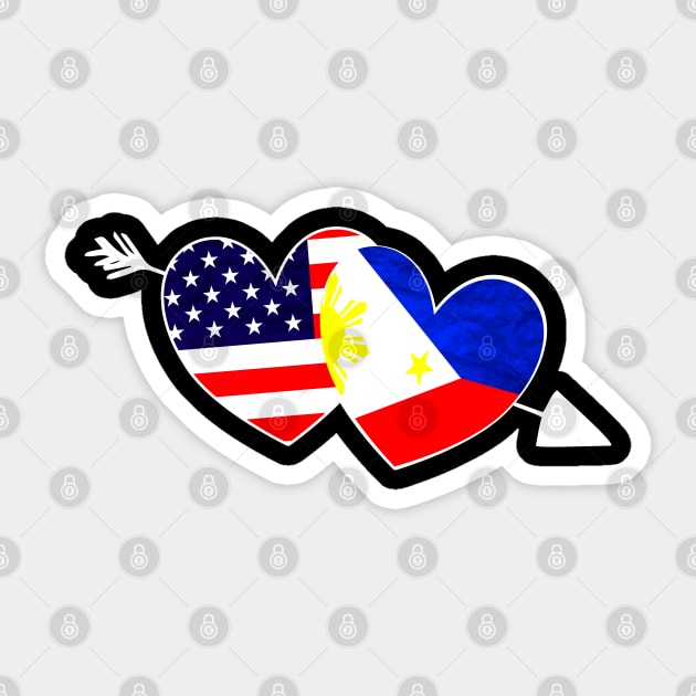 I Love my Pinay Wife Filipina Philippines Pride Sticker by JPDesigns